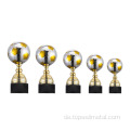 Custom Plated Gold with Silver Event Award Trophy